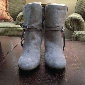 Christian Soriano for Payless faux suede boots.